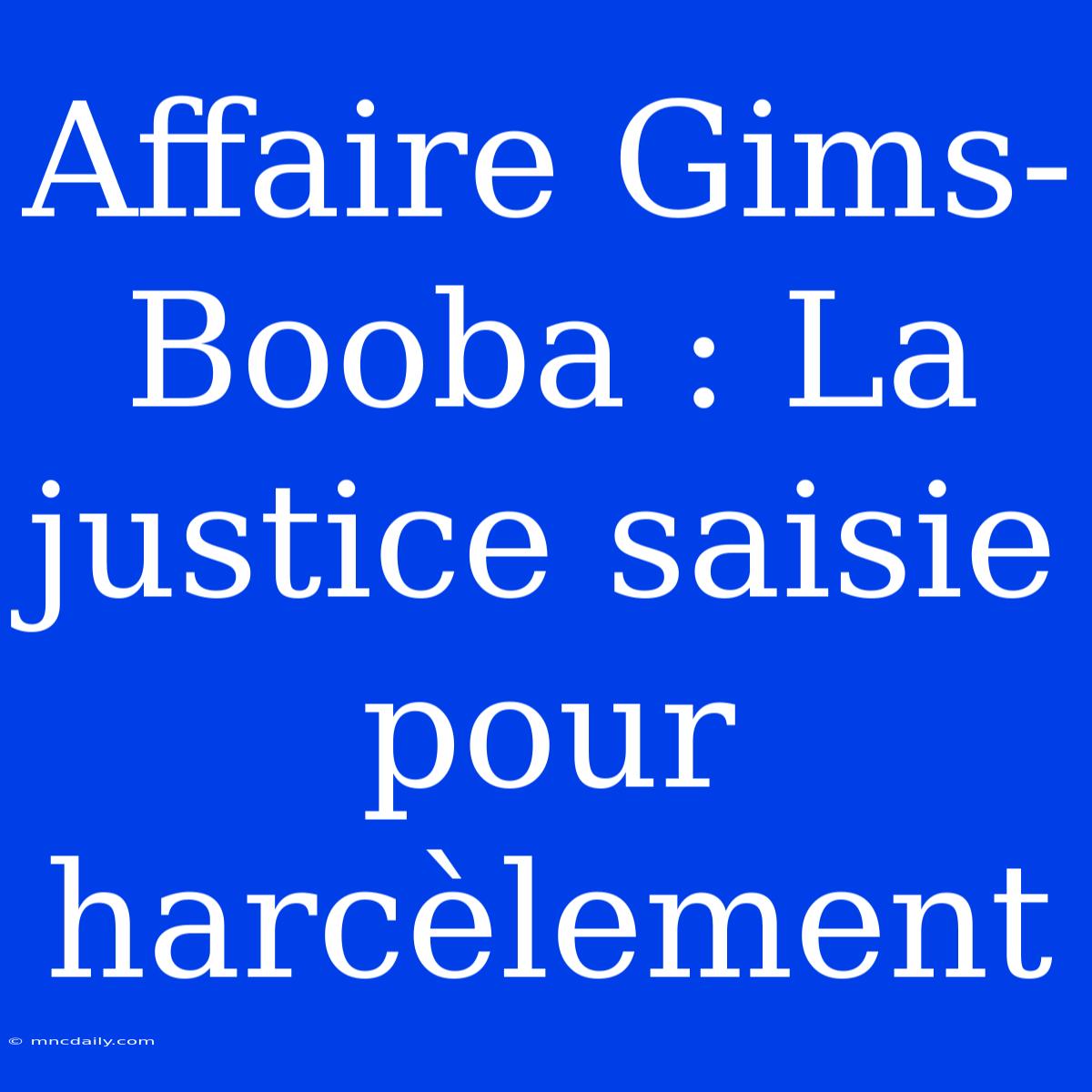 Affaire Gims-Booba : La Justice Saisie Pour Harcèlement