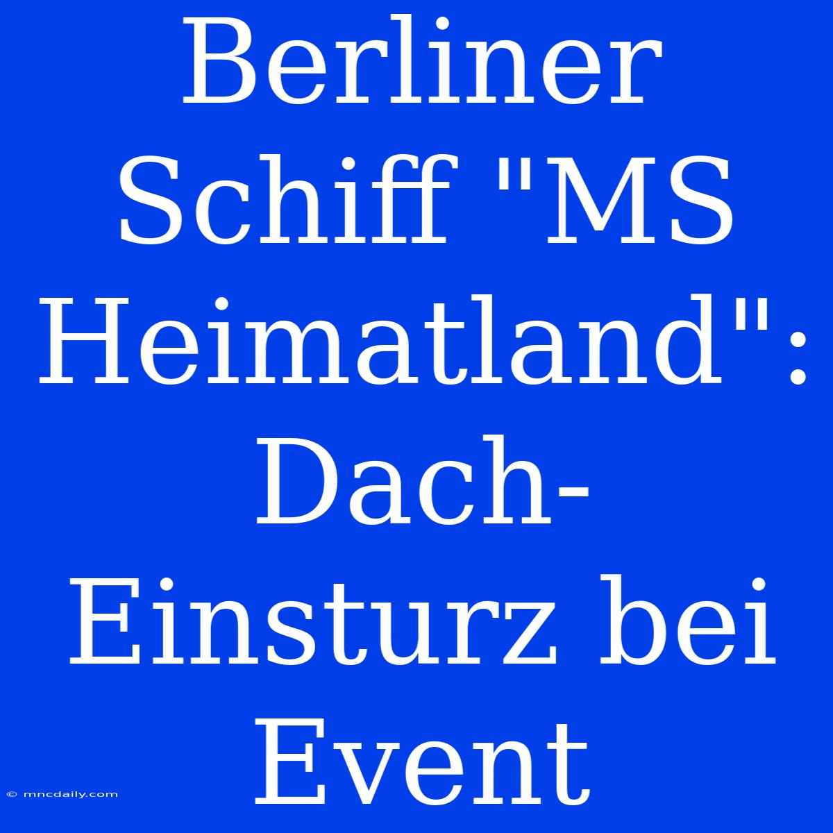 Berliner Schiff 