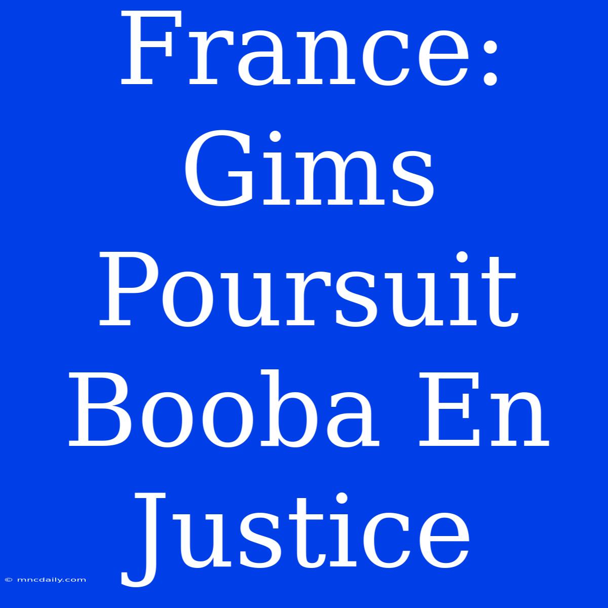 France:  Gims Poursuit Booba En Justice 