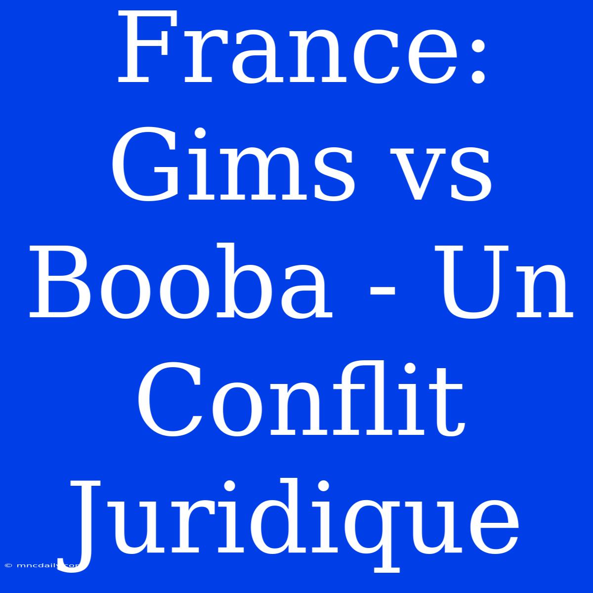 France: Gims Vs Booba - Un Conflit Juridique