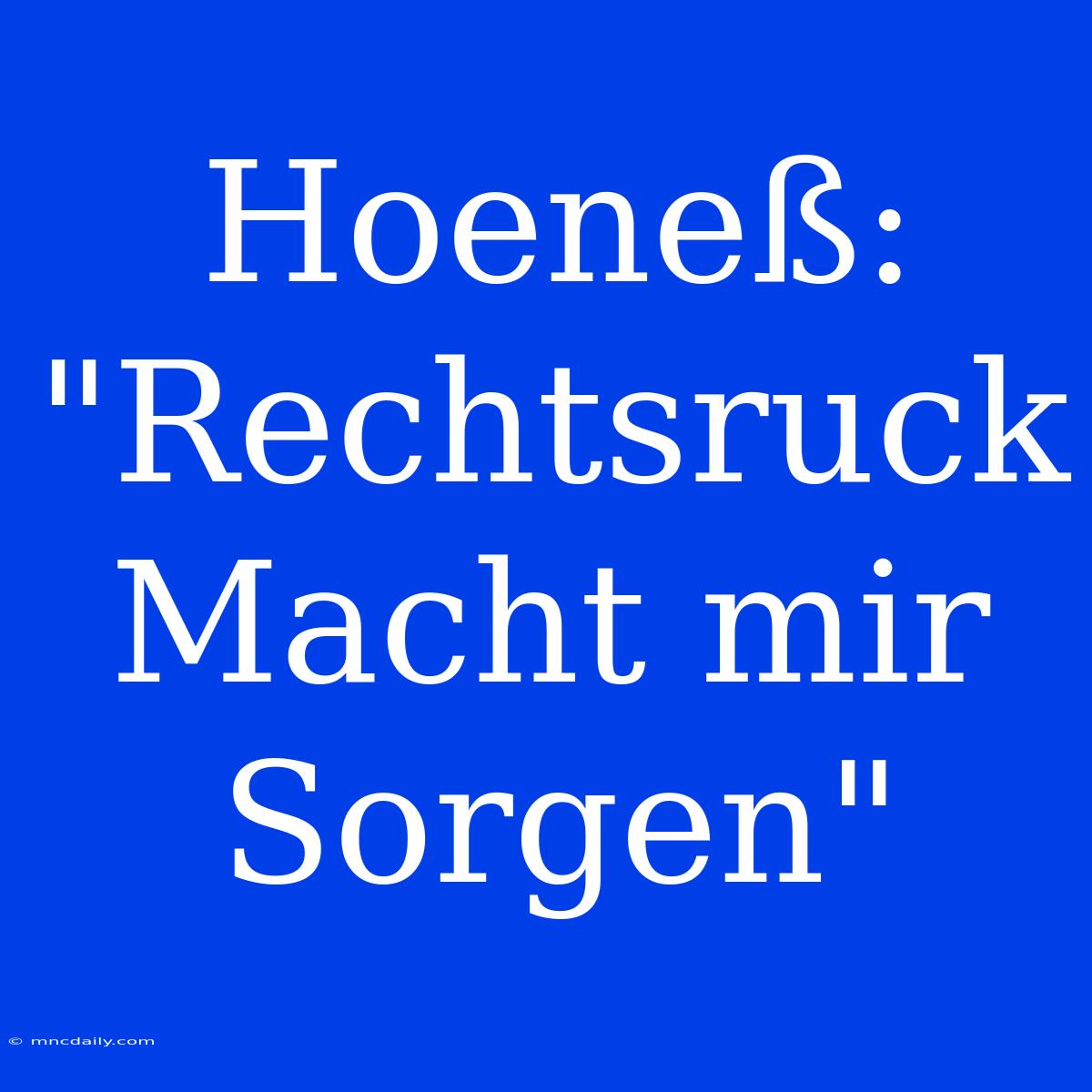 Hoeneß: 