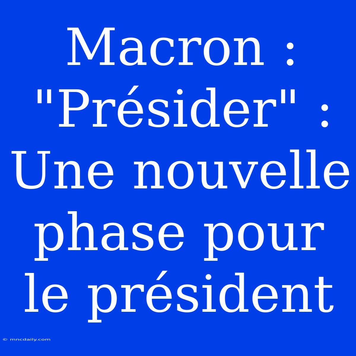 Macron : 