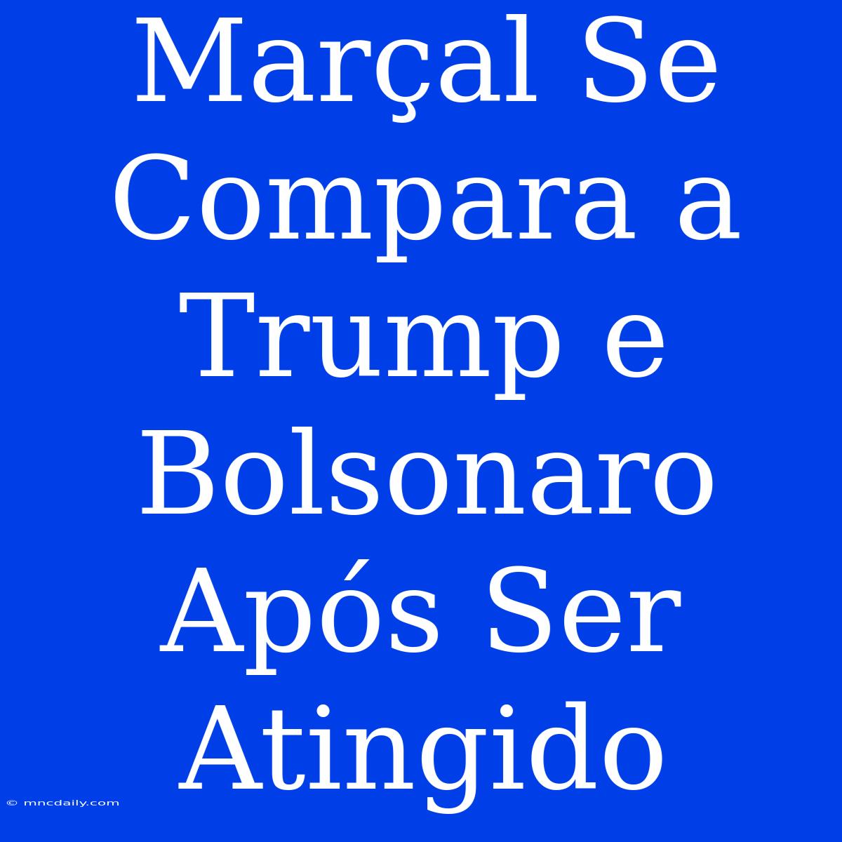 Marçal Se Compara A Trump E Bolsonaro Após Ser Atingido