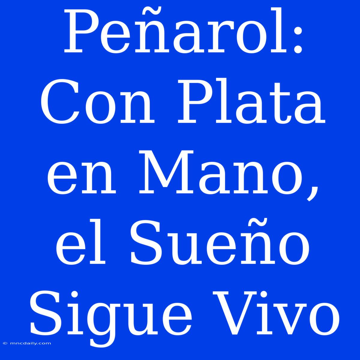 Peñarol: Con Plata En Mano, El Sueño Sigue Vivo