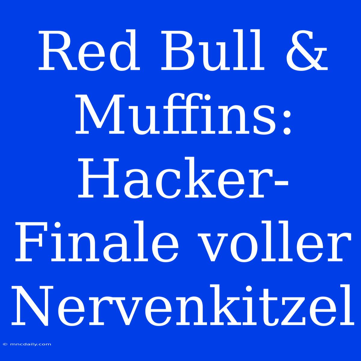 Red Bull & Muffins: Hacker-Finale Voller Nervenkitzel