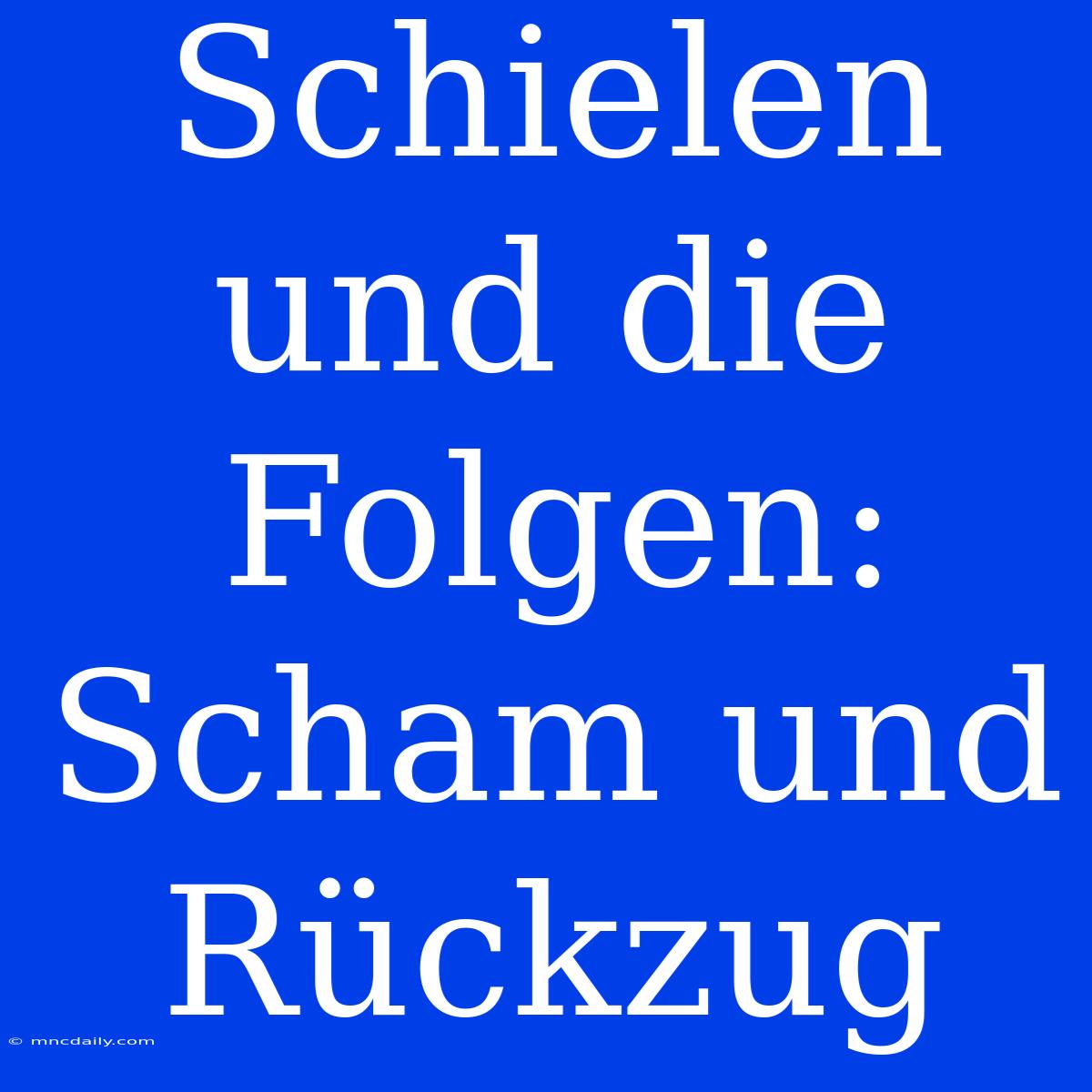 Schielen Und Die Folgen: Scham Und Rückzug