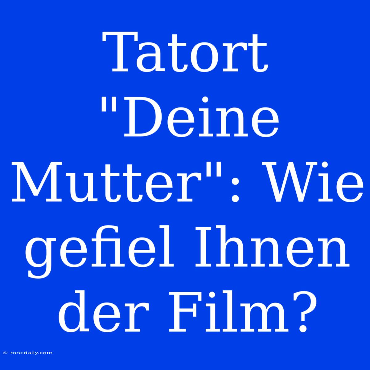 Tatort 